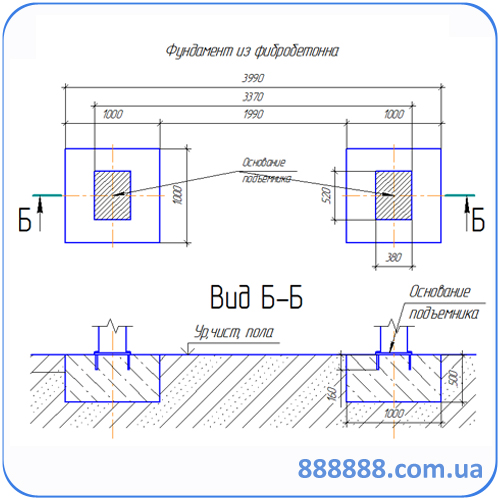 Статья. Схема установки фундамента TLT-235