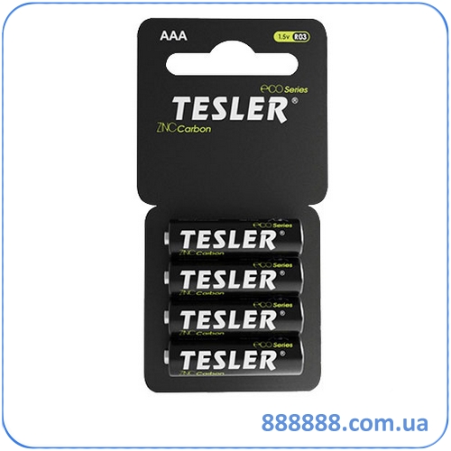  Zinc Carbon AAA - Tesler  4    1 