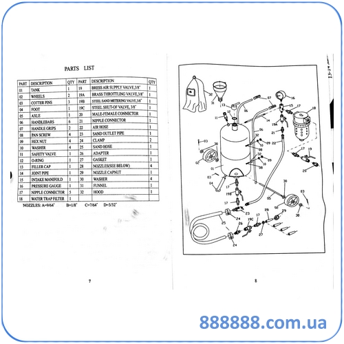 Пескоструйный аппарат TRG4012 Torin
