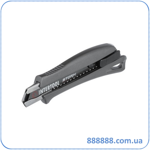 Нож сегментный 18 мм алюминиевая рукоятка Storm HT-0534 Intertool