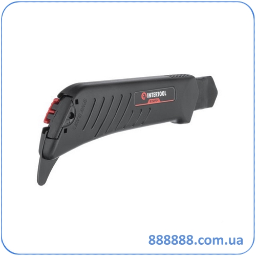 Нож сегментный для линолеума 18 мм металлическая направляющая Storm HT-0538 Intertool