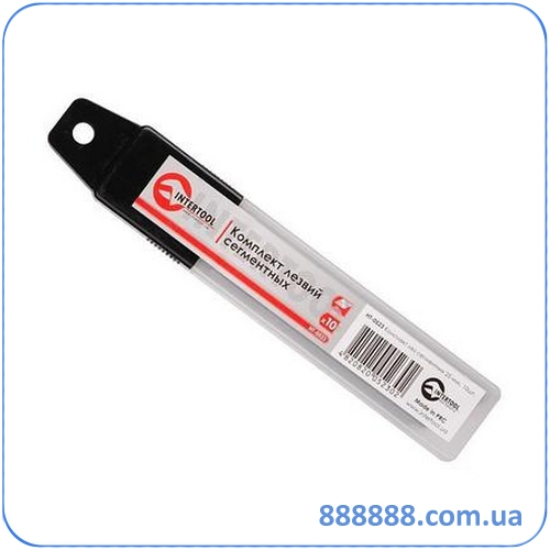 Комплект лезвий сегментных 25 мм 10шт HT-0523 Intertool