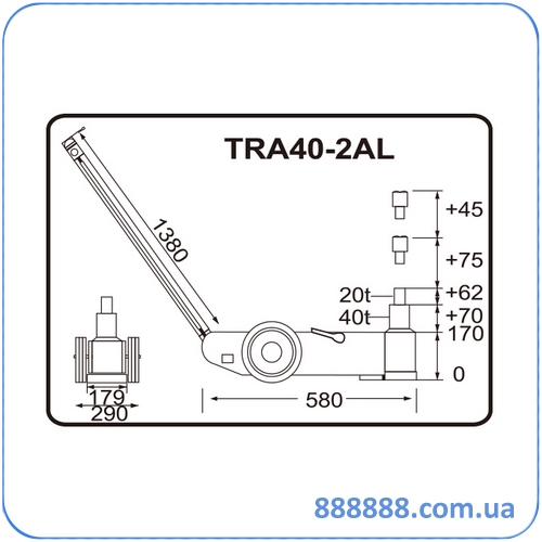    40 20 TRA40-2AL Torin