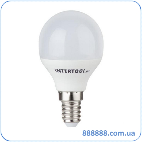   LED P45, E14, 5, 150-300, 4000K, 30000 LL-0102 Intertool